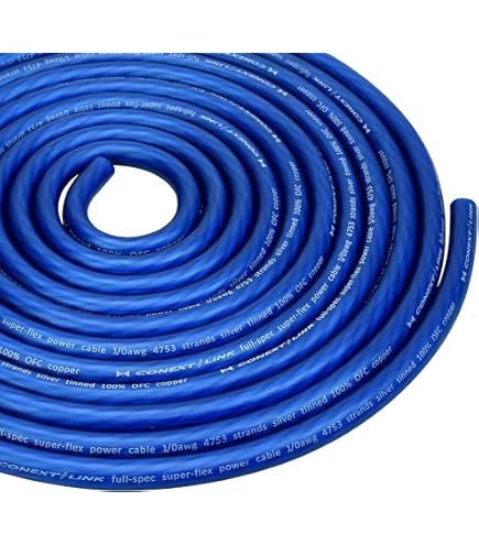 Conext Link 25FT1 / 0 AWG 0 GAフルゲージバッテリー電源ケーブルアース線のフロストレッドOFC銅 Amazon.co.jp: Conext Link 25FT1 / 0 AWG 0 GAフルゲージバッテリー